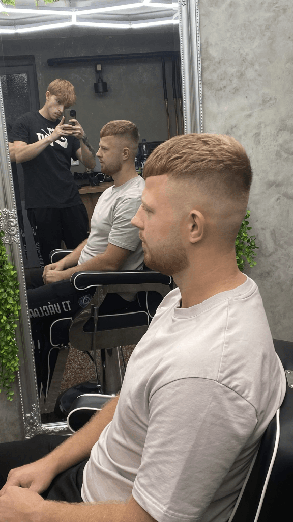 Skin fade & úprava brady - The AK Barber Studio