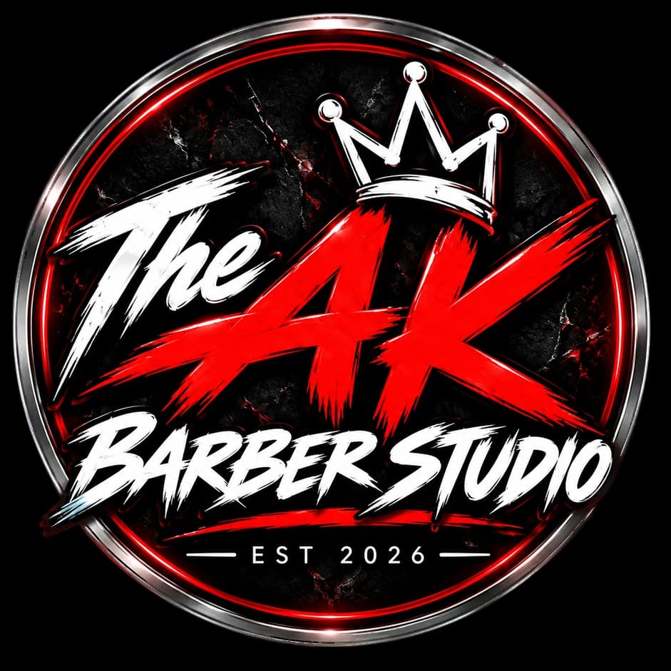 The AK Barber Studio Logo